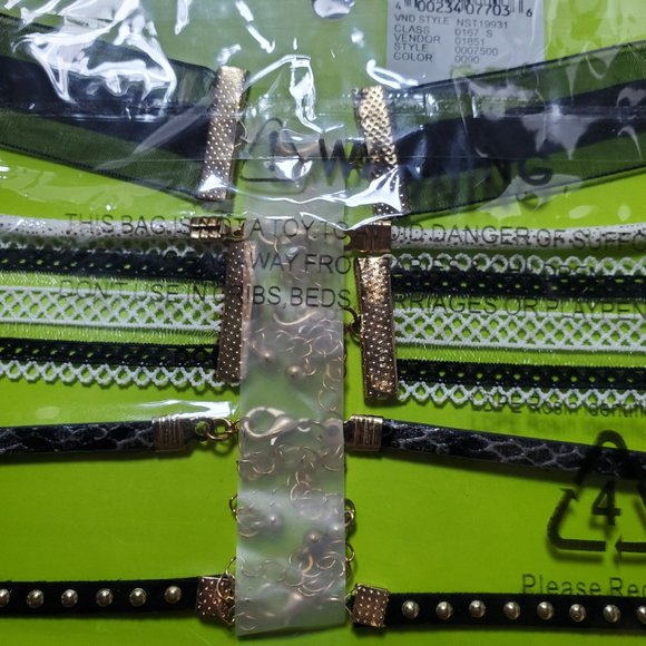 Rue 21 2 cards of 5pc choker neck (total 10pcs) - Picture 5 of 8